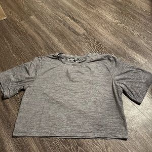 Cropped soft work out top